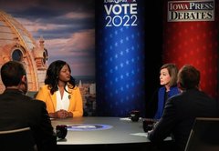 State spending, school funding, abortion: fact-checking Iowa’s gubernatorial debate